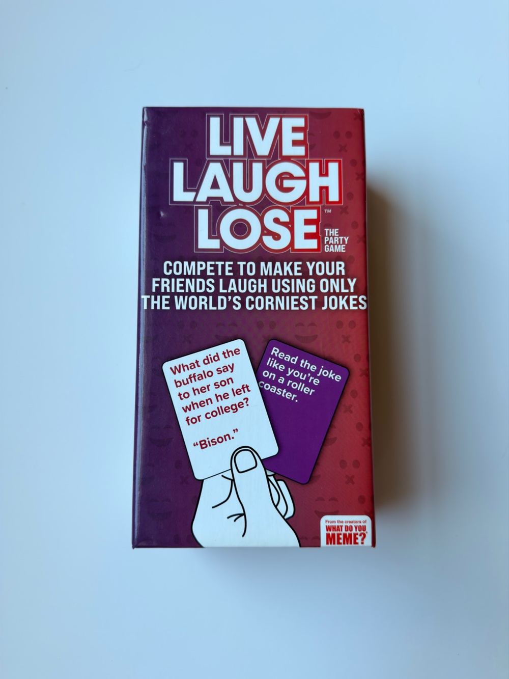 Laugh Lose Party Card Game - Purple Red Card Set